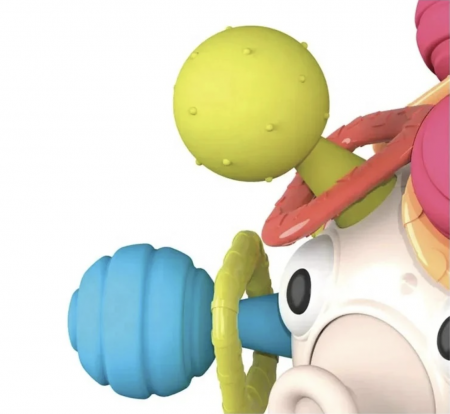 Jucarie senzoriala si dentitie pentru bebelusi Pestele Balon [4]