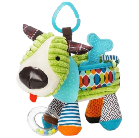 Jocuri si Jucarii - Jucarie senzoriala cu elemente zornaitoare si dentitie Catel, 6 luni+