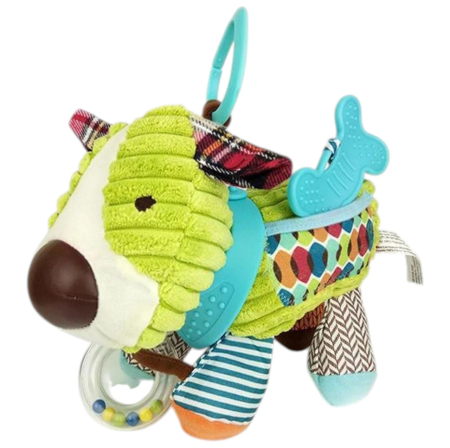 Jucarie senzoriala cu elemente zornaitoare si dentitie Catel, 6 luni+ [7]