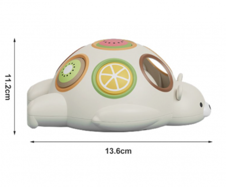 Jucarie senzoriala de motricitate fina si de invatare a fructelor, Ursul panda [3]