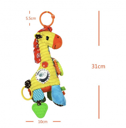 Jucarie Zornaitoare si Dentitie Bebe – Girafa, din plus [5]