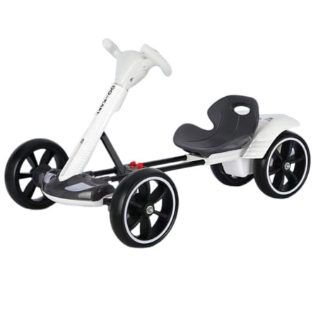 Vehicule electrice - Kart Electric Pliabil Pentru Copii, 6V, 3-7 Ani, Alb