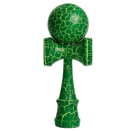 Kendama - Kendama Cracked 18 cm, din lemn, verde