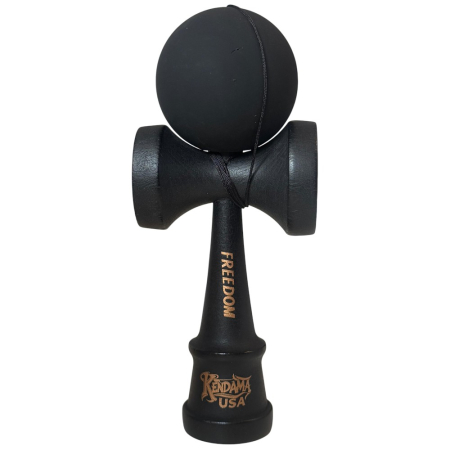 Jocuri si Jucarii - Kendama USA Freedom, 18 cm, negru mat, din lemn