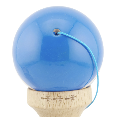 Kendama X Royal King Size, Super Sticky cupe mari, Albastru-Natur cu dungi [4]
