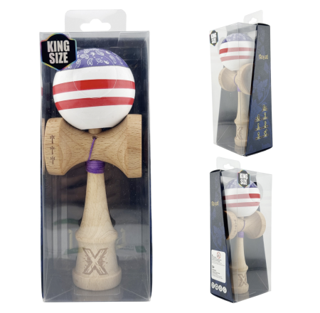 Kendama X Royal King Size, Super Sticky cupe mari, Chicanos Alb-Mov [6]
