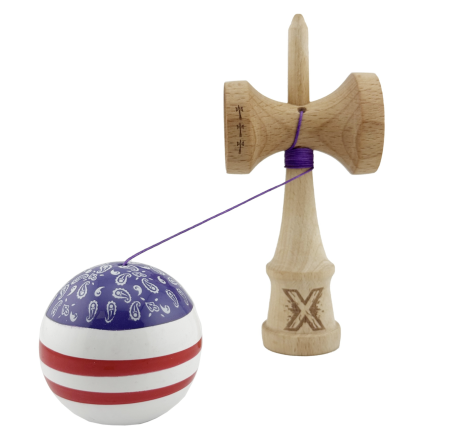 Kendama X Royal King Size, Super Sticky cupe mari, Chicanos Alb-Mov [3]