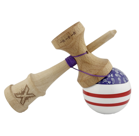 Kendama X Royal King Size, Super Sticky cupe mari, Chicanos Alb-Mov [2]