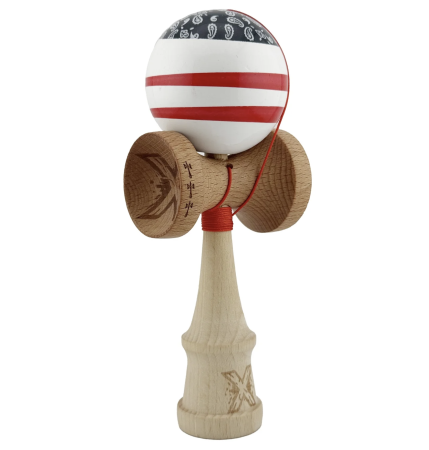 Jocuri si Jucarii - Kendama X Royal King Size, Super Sticky cupe mari, Chicanos Alb-Negru