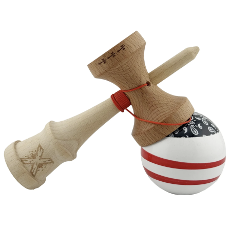Kendama X Royal King Size, Super Sticky cupe mari, Chicanos Alb-Negru [3]
