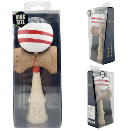 Kendama X Royal King Size, Super Sticky cupe mari, Chicanos Alb-Negru [5]