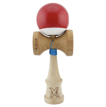 Kendama X Royal King Size, Super Sticky cupe mari, Rosu-Alb [7]