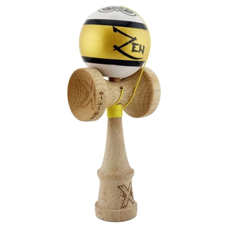 Jocuri si Jucarii - Kendama X Royal King Size, Super Sticky cupe mari, Zen Galben