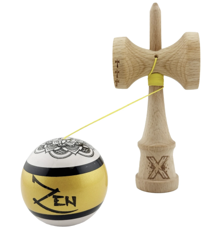 Kendama X Royal King Size, Super Sticky cupe mari, Zen Galben [2]