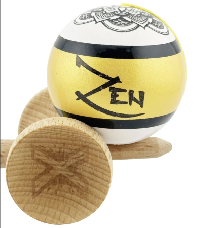 Kendama X Royal King Size, Super Sticky cupe mari, Zen Galben [3]