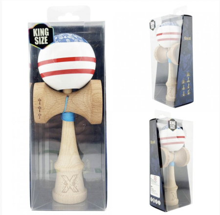 Kendama X Royal King Size, Super Sticky cupe mari, Chicanos Alb-Albastru [5]