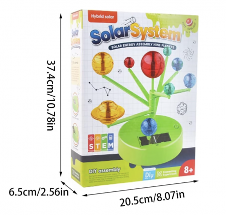 Kit de Știință Sistemul Solar cu 8 planete- Sistem Solar cu Energie Solară [4]