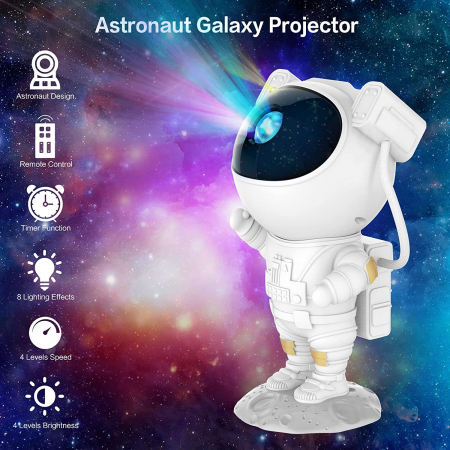 Lampa cu proiectii Galaxy Astronaut, cu telecomanda [7]