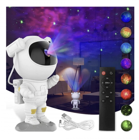 Lampa cu proiectii Galaxy Astronaut, cu telecomanda [15]