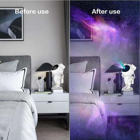 Lampa cu proiectii Galaxy Astronaut, cu telecomanda [9]