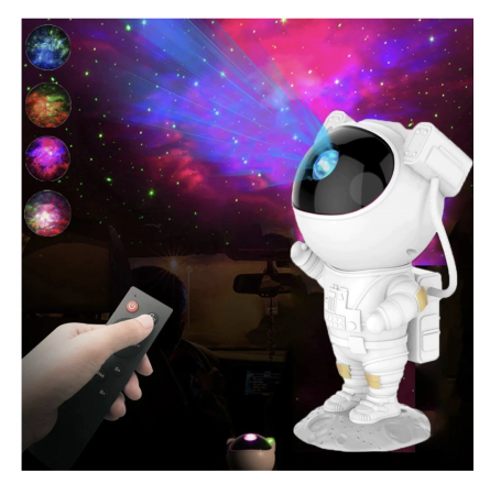 Lampa cu proiectii Galaxy Astronaut, cu telecomanda [23]