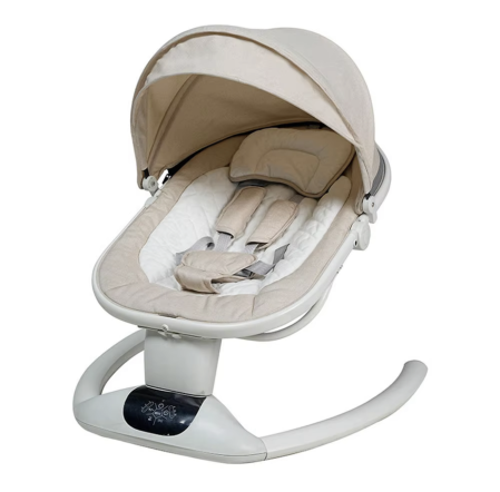 Balansoare si leagane - Leagan Electric Balansoar 902F, Crem, Inteligent cu Telecomanda