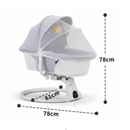 Leagan Electric, Balansoar si Patut Inteligent, S028 Crem cu Telecomanda [8]