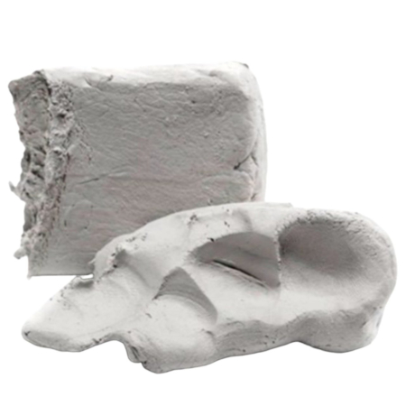 Plastilina, slime, nisip de modelat - Lut Alb pentru Modelaj 500 g – Uscare la aer, fara ardere