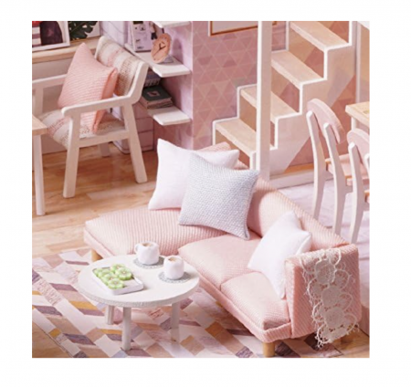 Macheta DIY mobilier casuta papusi Apartament Dream Loft scara 1:24 [3]