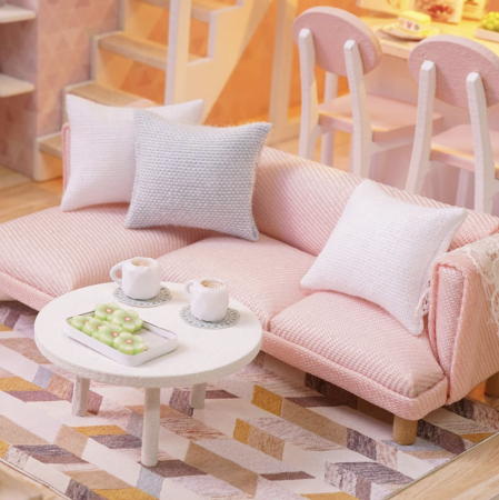 Macheta DIY mobilier casuta papusi Apartament Dream Loft scara 1:24 [11]