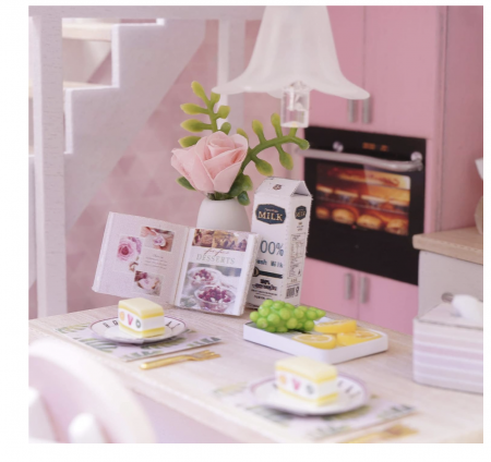 Macheta DIY mobilier casuta papusi Apartament Dream Loft scara 1:24 [4]