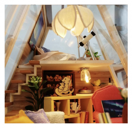 Macheta DIY mobilier casuta papusi Cabana de vis [3]