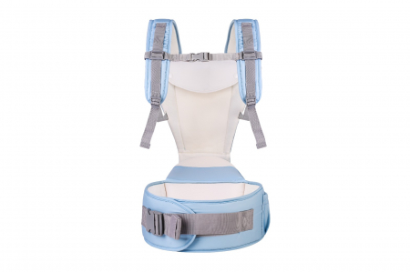 Marsupiu ergonomic cu scaunel de sustinere, MD2001, bleu [2]