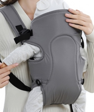 Marsupiu ergonomic pentru bebelusi, Full gri [2]