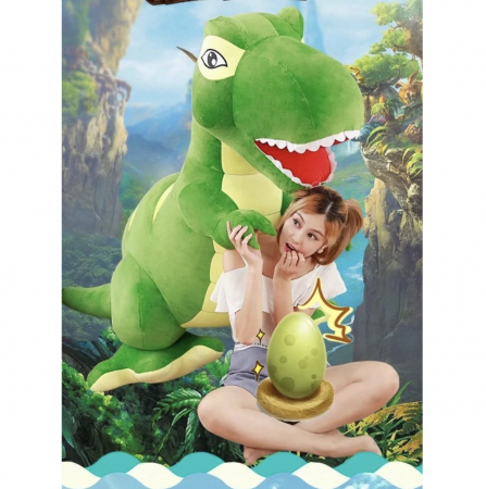 Mascota din plus Dinozaur 60 cm, Verde [6]