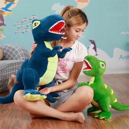 Mascota din plus Dinozaur 60 cm, Verde [5]