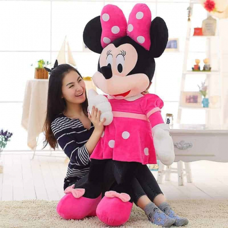Mascota Gigant Minnie Mouse Din Plus 130 cm, roz [0]