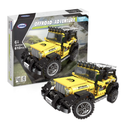 Jocuri si Jucarii - Joc de constructie Offroad Adventure 4x4, suspensii si mecanisme mobile, 610 piese, +6 ani