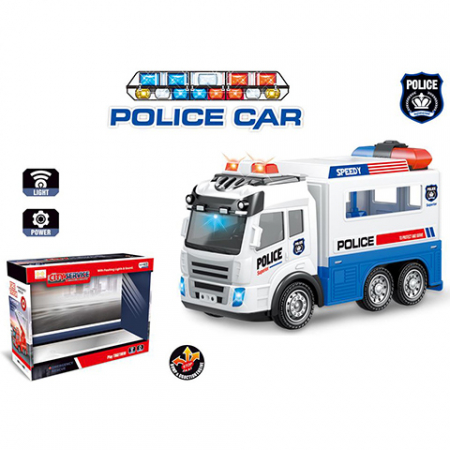 Masina de politie cu telecomanda, sunete si lumini - Police Car [9]