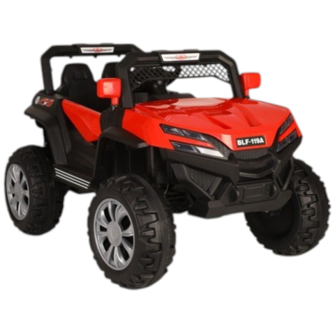 Vehicule electrice - Masina electrica 119A, 4x4, 12V-7Ah, 4x35W, telecomanda, rosu