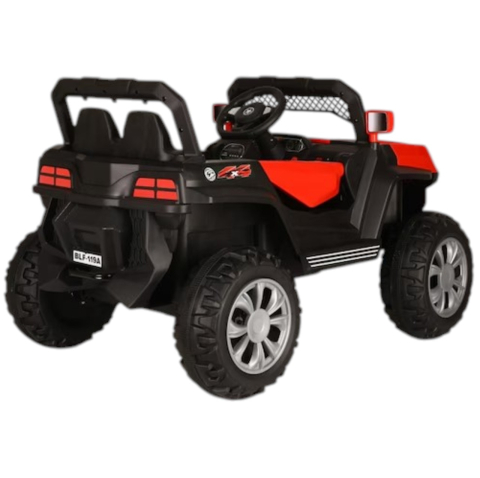 Masina electrica 119A, 4x4, 12V-7Ah, 4x35W, telecomanda, rosu [2]