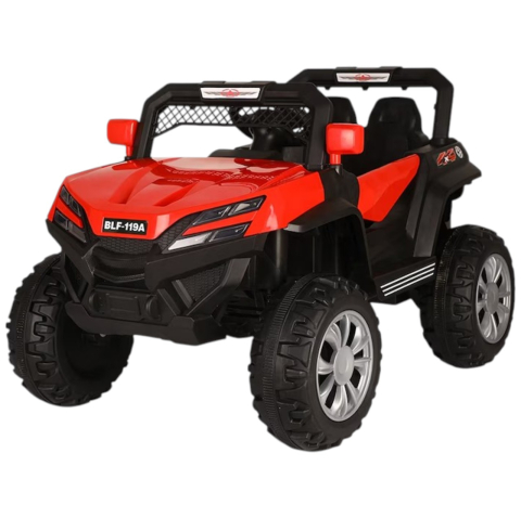 Vehicule electrice - Masina electrica 119A, 4x4, 12V-7Ah, 4x35W, telecomanda, rosu