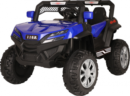 Vehicule electrice - Masina electrica 119A, 4x4, 12V-7Ah, 4x35W, telecomanda, albastru