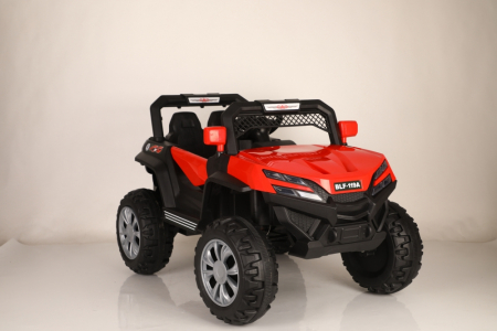 Masina electrica 119A, 4x4, 12V-7Ah, 4x35W, telecomanda, rosu [3]