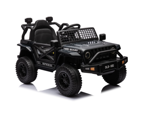 Masina electrica OFFROAD 12V, 2x45W, telecomanda 2.4G, roti mari, 30 kg, negru [9]