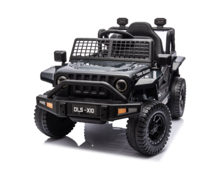 Masina electrica OFFROAD 12V, 2x45W, telecomanda 2.4G, roti mari, 30 kg, negru [2]