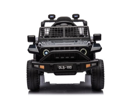 Masina electrica OFFROAD 12V, 2x45W, telecomanda 2.4G, roti mari, 30 kg, negru [5]