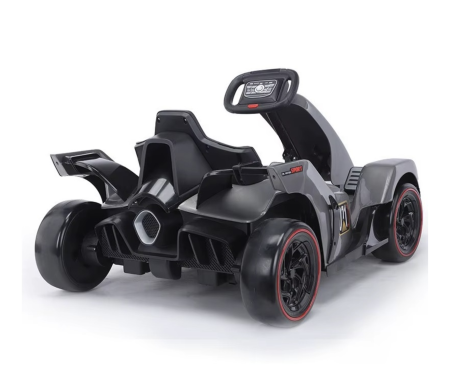 Masina electrica Kart DLS-X2, cu drift, telecomanda si lumini LED, gri [3]