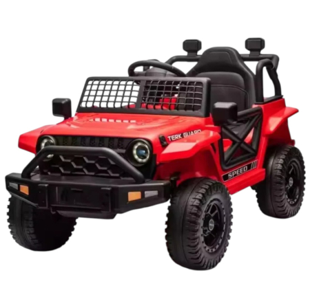 Jocuri si Jucarii - Masina electrica pentru copii DLS-X10A cu telecomanda, 12V, lumini si muzica, rosu