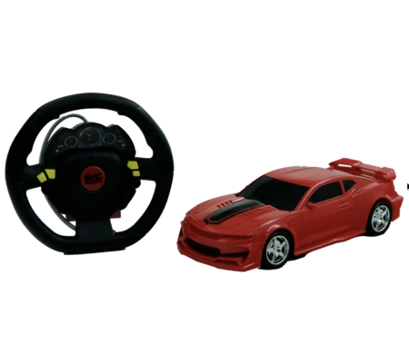 Masina Sport Cu Telecomanda Tip Volan Supercar Scara 1:18 Rosu 22x9.5 cm 3 Ani [2]